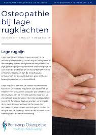lage rugpijn overgang