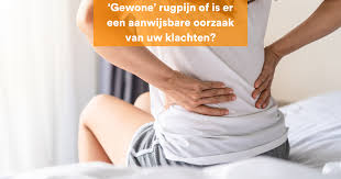 terugkerende rugpijn