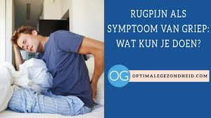 rugpijn door griep