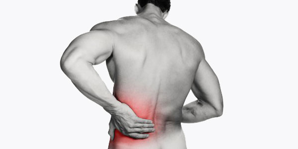 last van linker onderrug